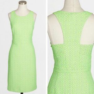 J. Crew Neon Tweed Racerback Sleeveless Dres